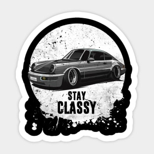 Stay Classy - Not Old - Oldtimer Car 911 Sticker